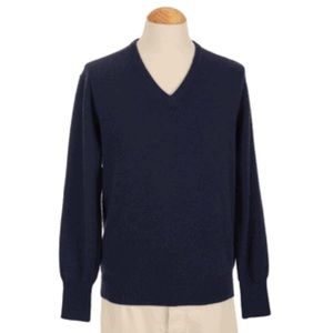 Old Navy Cotton V-neck Navy Blue Sweater XL‎